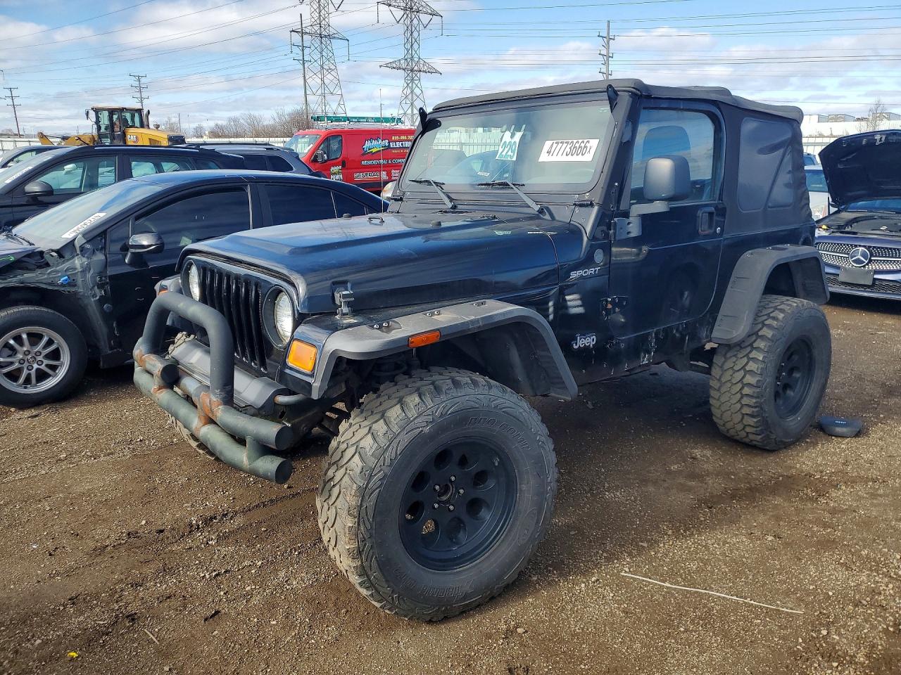 2004 Jeep Wrangler Sport, VIN 1J4FA49S84P801236 — Minor dents and scratches