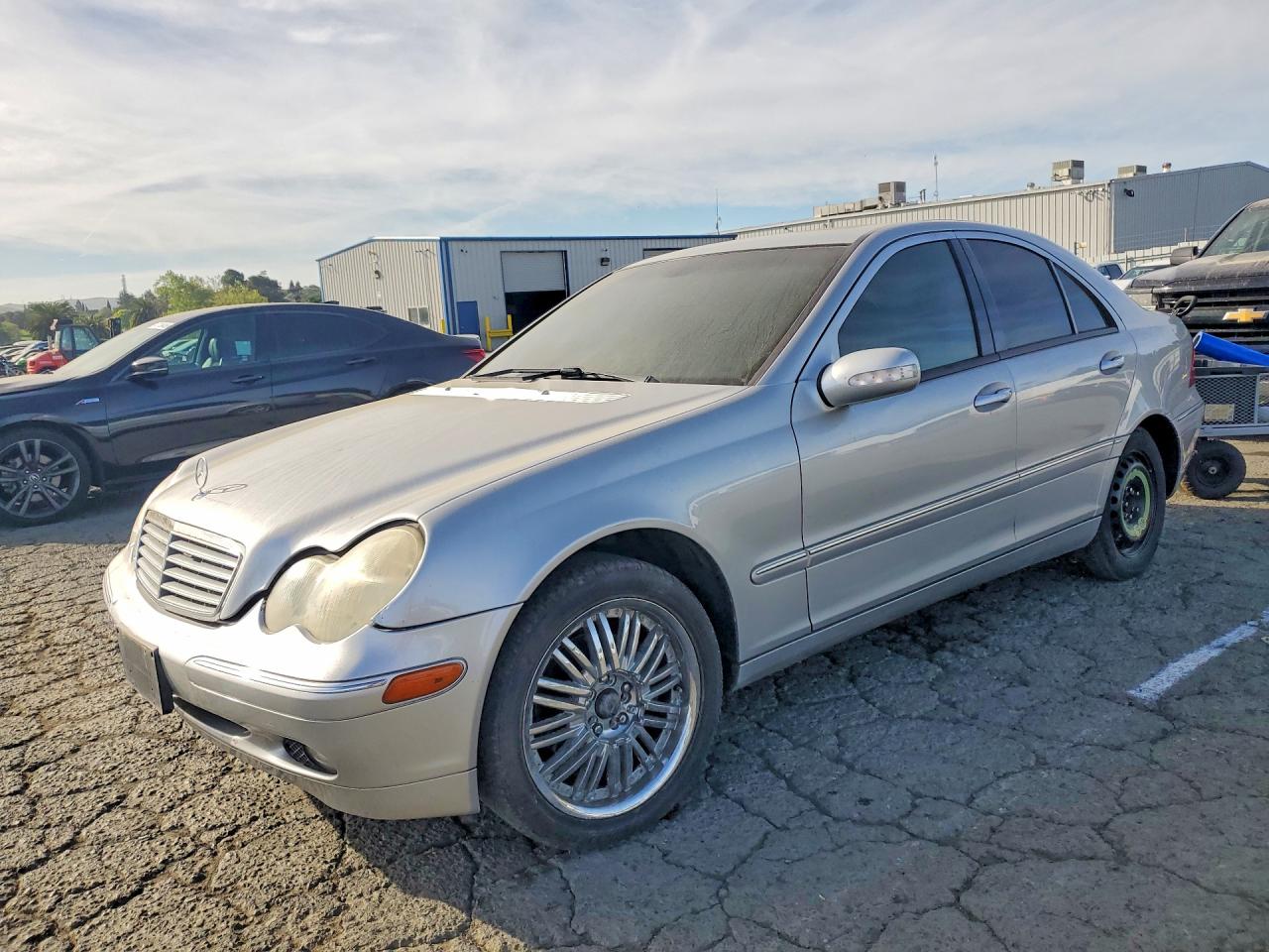 2003 Mercedes-Benz C 240, VIN WDBRF61JX3E012954 — Interior fire