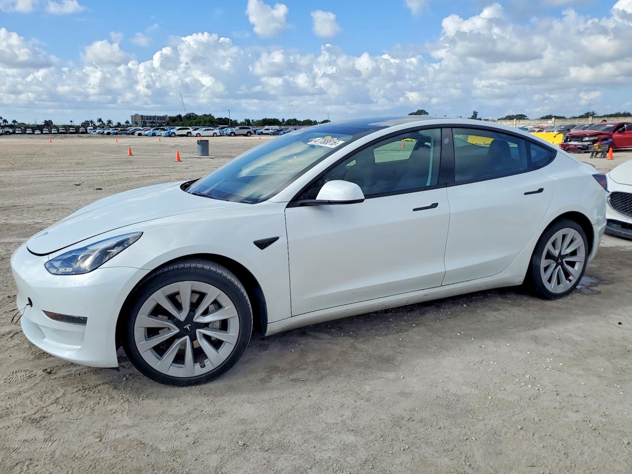 2023 Tesla Model 3, VIN 5YJ3E1EA8PF553741 — Vandalism