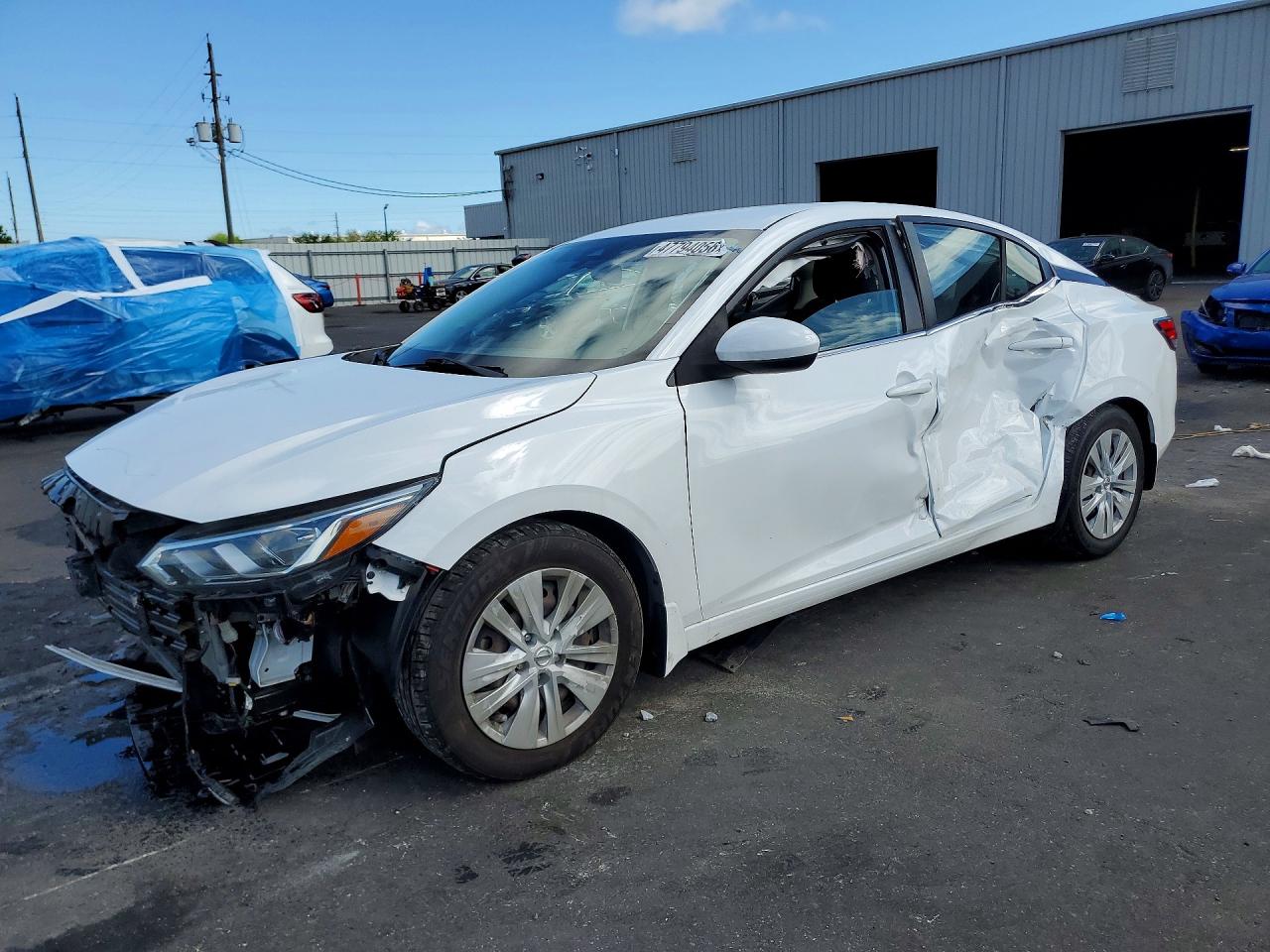 2020 Nissan Sentra S, VIN 3N1AB8BV2LY269152 — Side