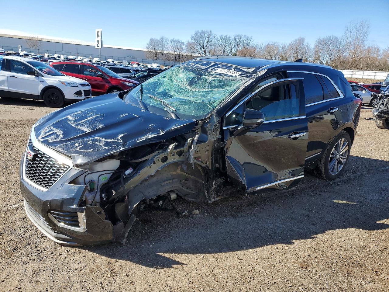 2025 Cadillac XT5 AWD Premium Luxury, VIN 1GYKNDRS3SZ158427 — Rollover