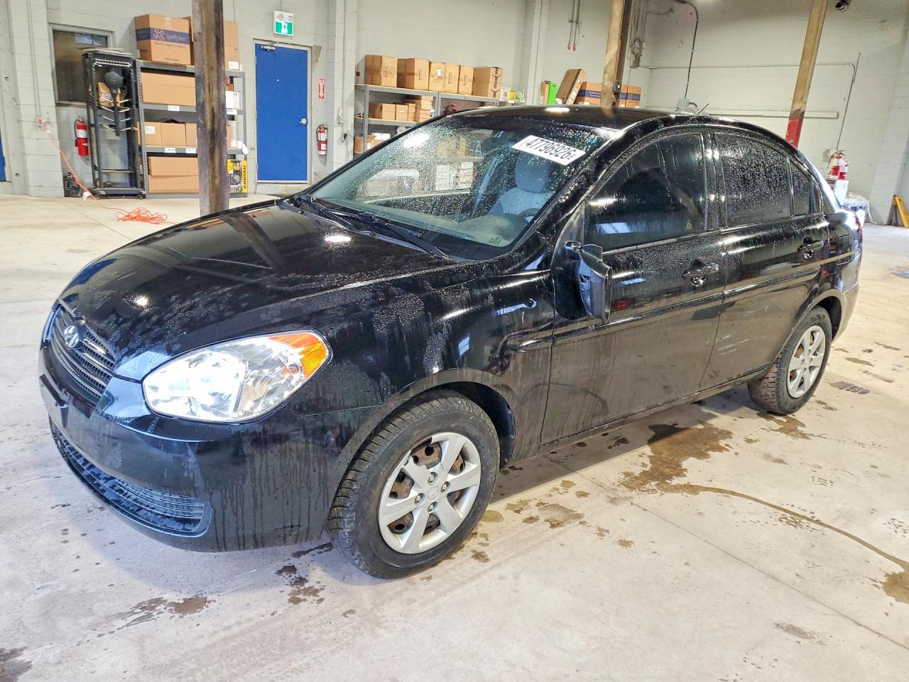 2010 Hyundai Accent GL, VIN KMHCN4BC3AU517215 — Vandalism