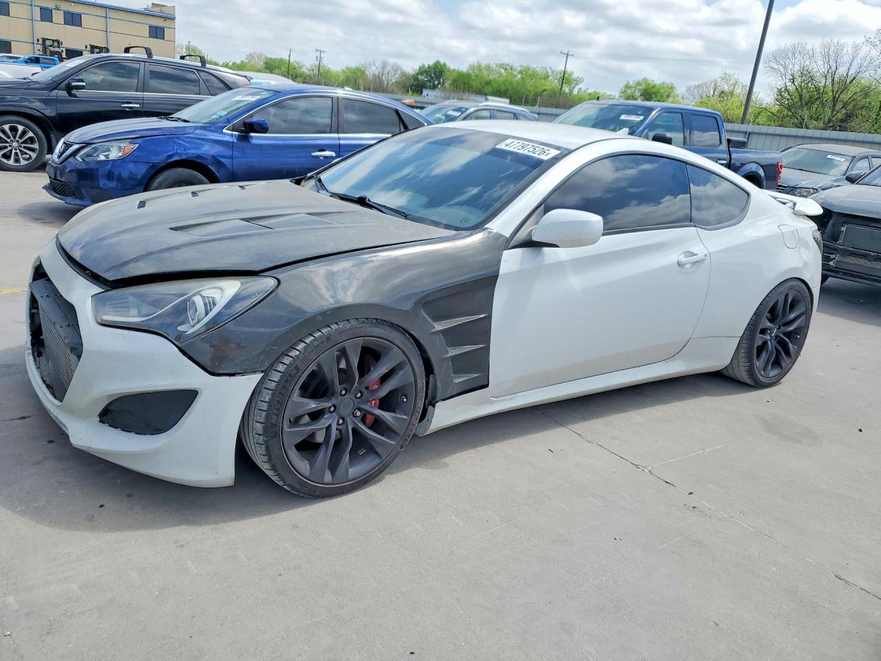 2013 Hyundai Genesis Coupe Premium, VIN KMHHT6KD0DU101790 — Front end