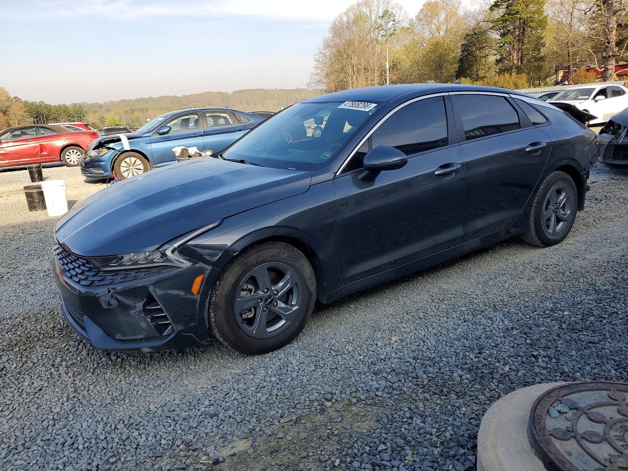 2023 Kia K5 LXS, VIN 5XXG14J21PG175823 — Rear end