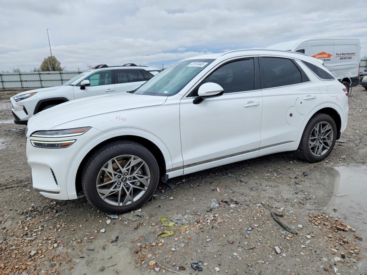 2023 Genesis GV70 2.5T, VIN KMUMADTB1PU133837 — Vandalism