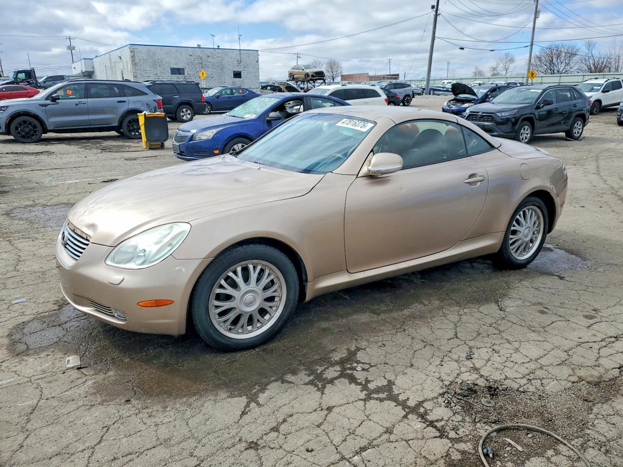 2005 Lexus SC 430, VIN JTHFN48Y750065026 — Hail
