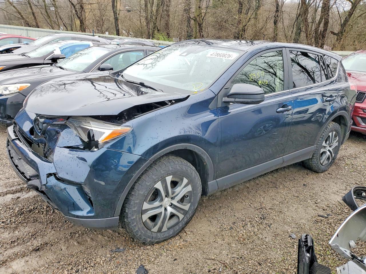 2018 Toyota RAV4 LE, VIN JTMBFREV4JJ219846 — Front end
