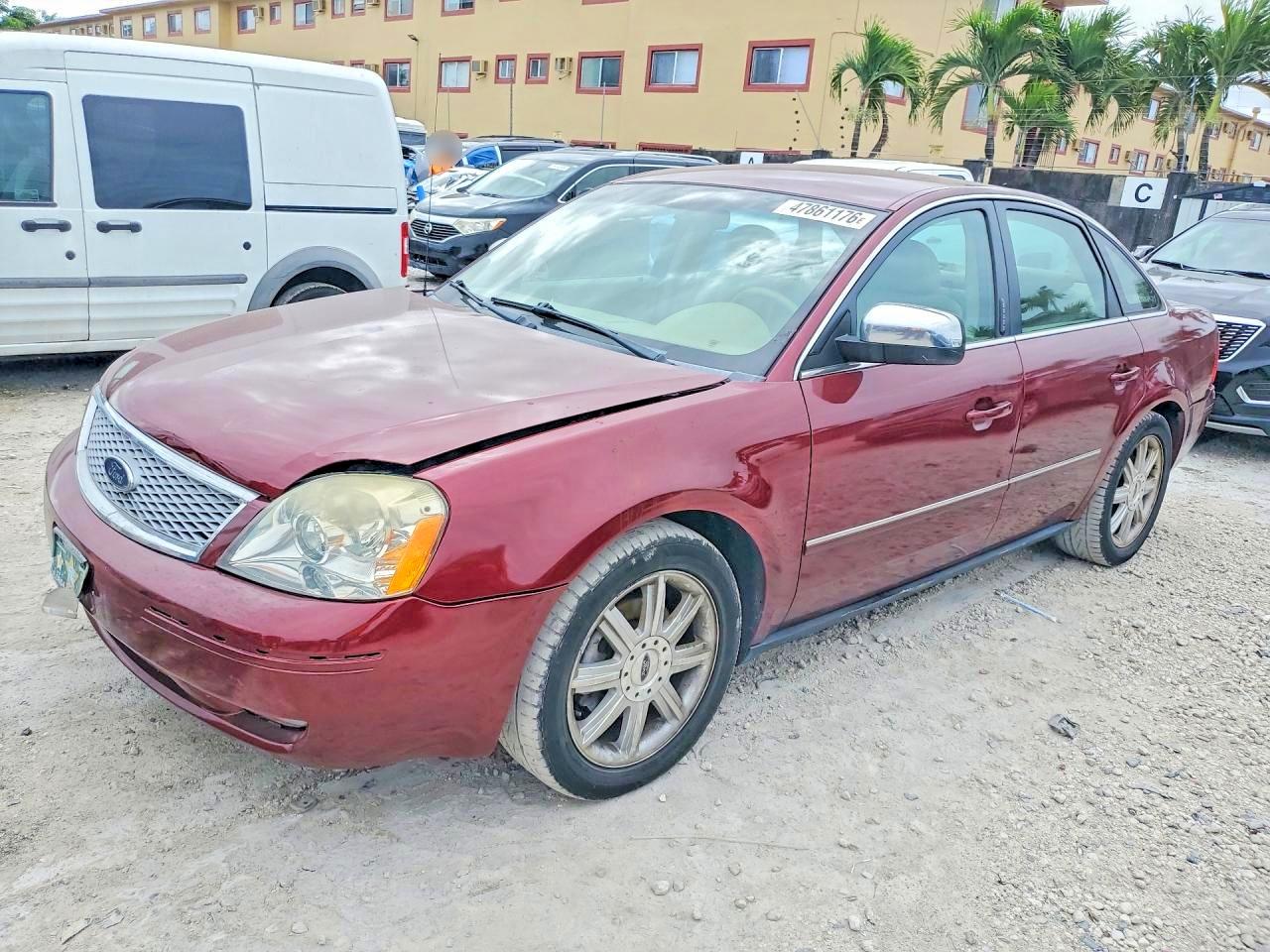 2005 Ford Five Hundred Limited, VIN 1FAHP25195G162404 — Rear end