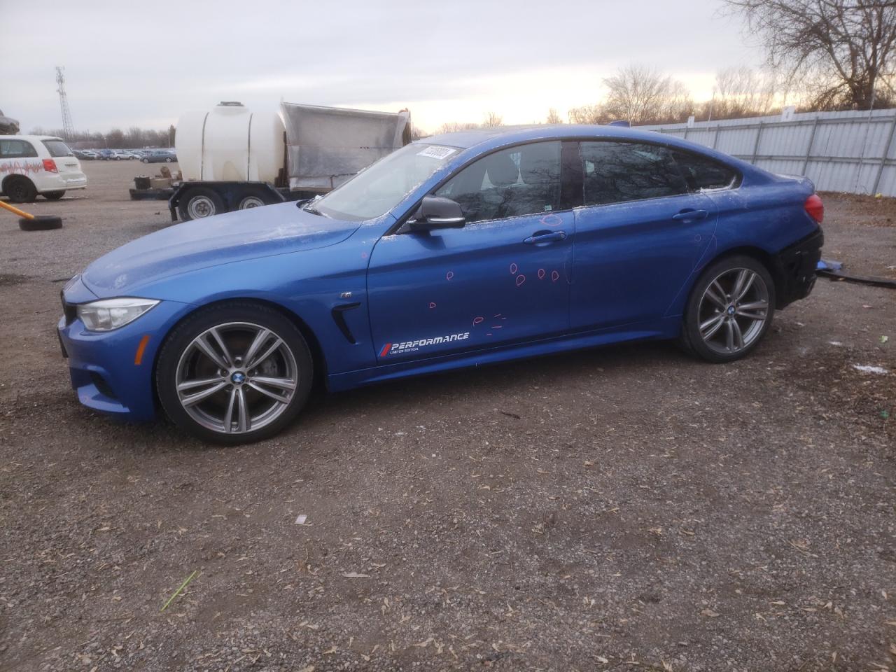 2015 BMW 4 Series 435i xDrive, VIN WBA4B3C59FGV48600 — Rear end
