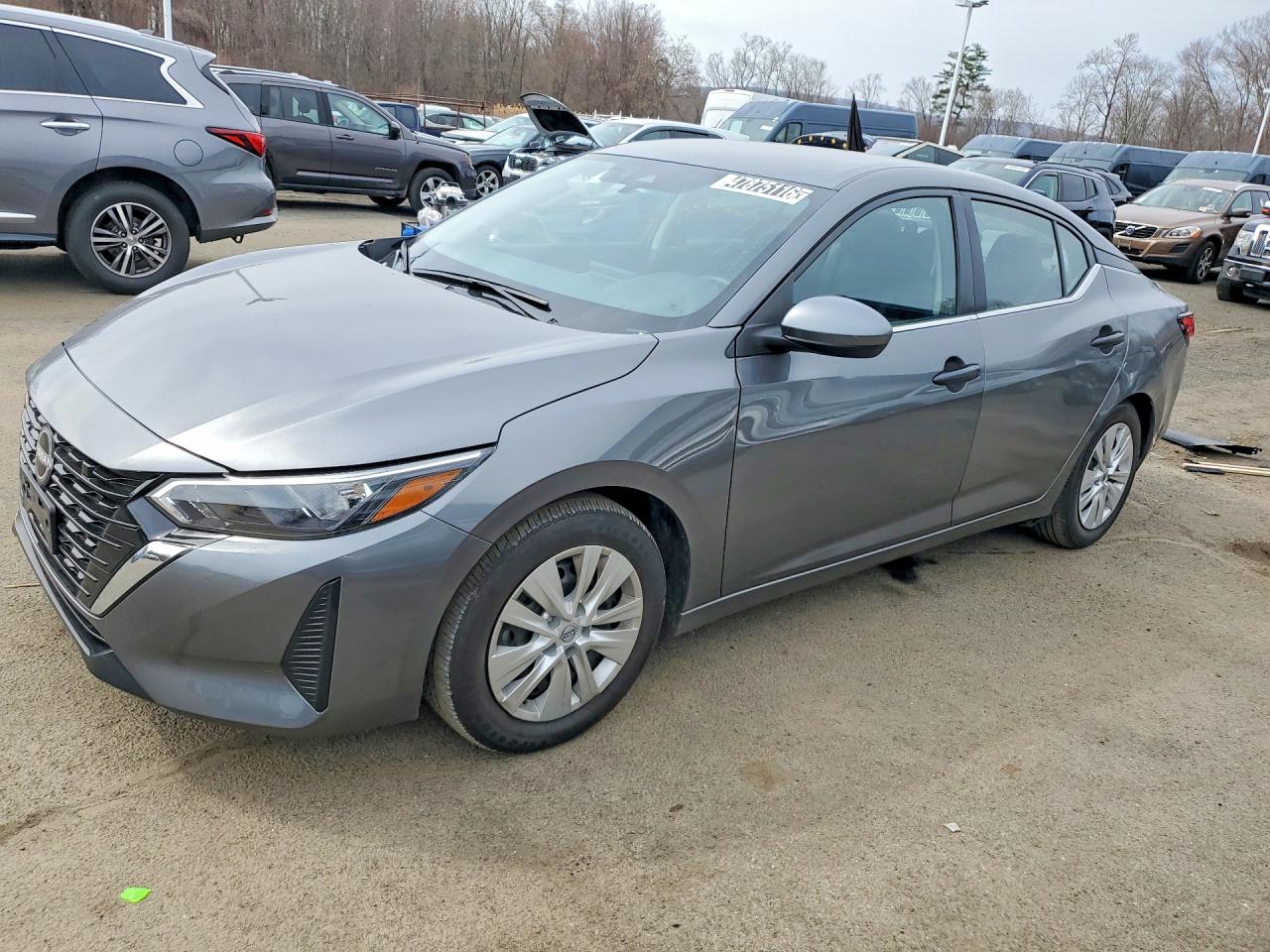 2025 Nissan Sentra S, VIN 3N1AB8BV0SY302258 — Фото с аукциона 1 of 12