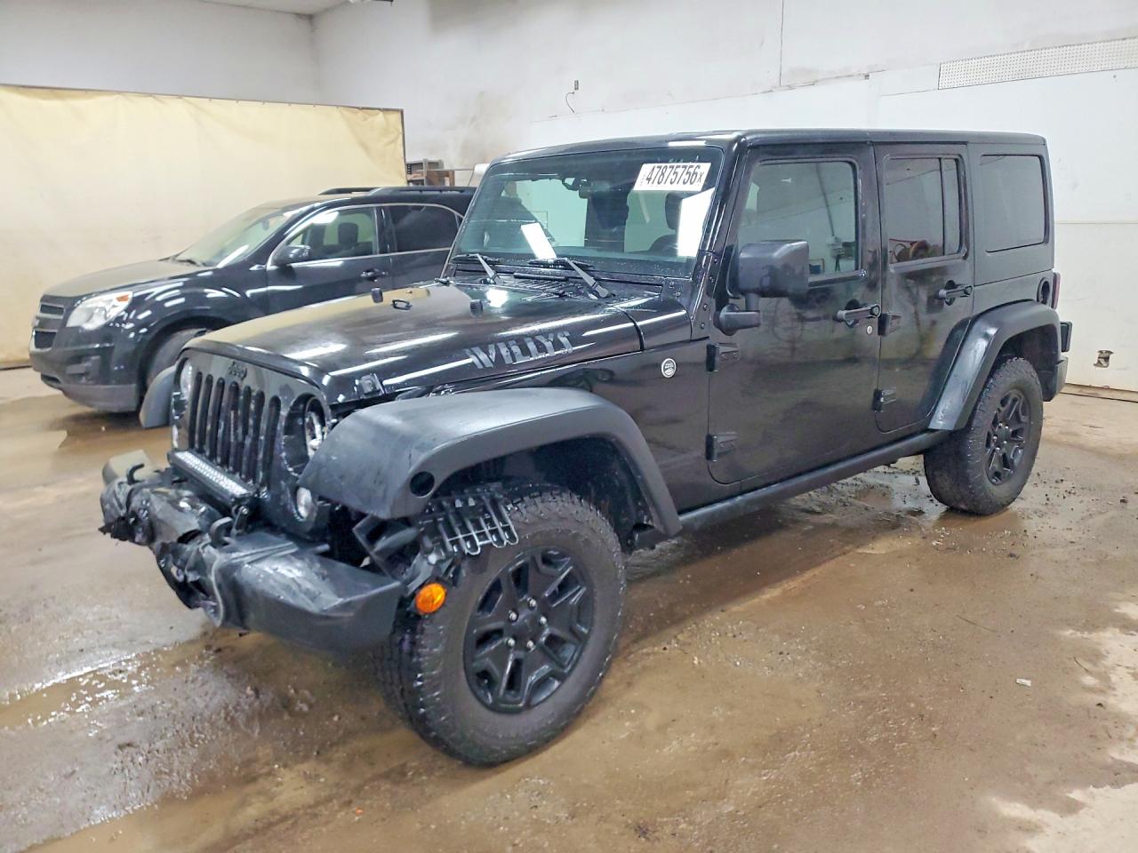 2018 Jeep Wrangler Unlimited Sport, VIN 1C4BJWDG2JL867612 — Front end