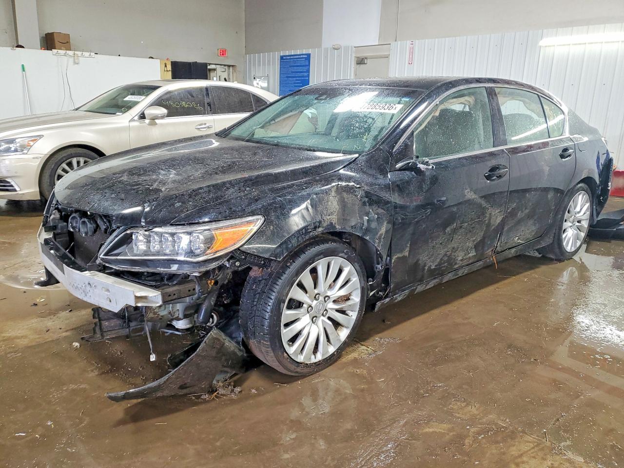 2015 Acura RLX Technology, VIN JH4KC1F55FC000624 — Rollover