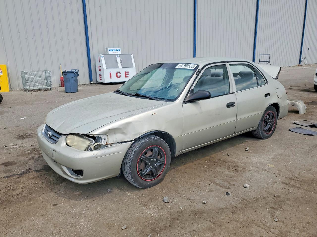 2001 Toyota Corolla LE, VIN 2T1BR12E71C403705 — Rear end