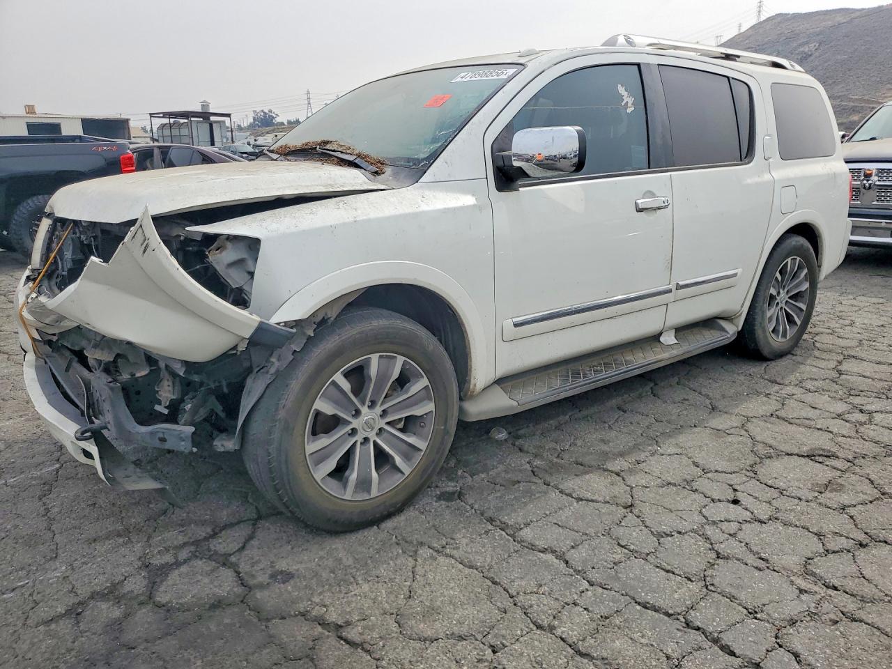 2015 Nissan Armada SV, VIN 5N1AA0ND6FN612742 — Front end