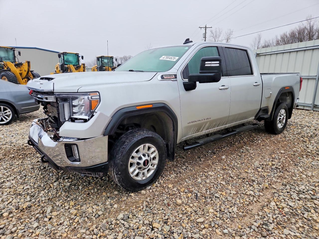 2023 GMC Sierra 2500HD SLE, VIN 1GT49MEY7PF221812 — Front end