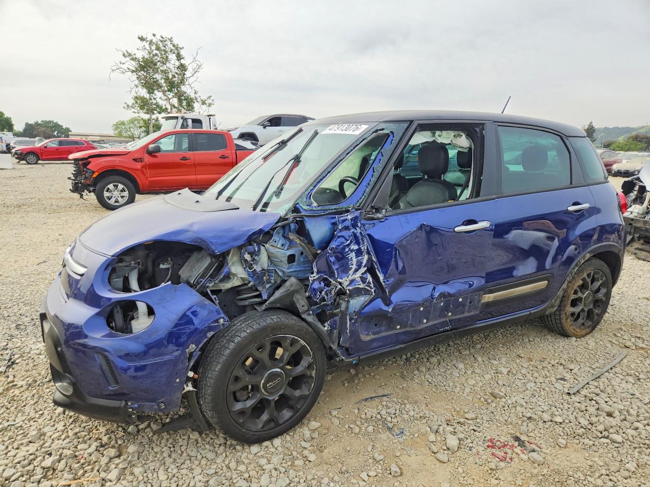 2015 FIAT 500L Urbana Trekking, VIN ZFBCFADH0FZ036621 — Rollover