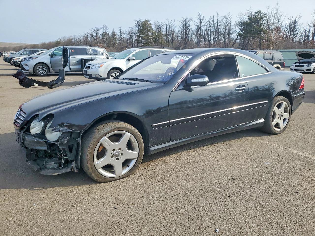 2003 Mercedes-Benz CL 500, VIN WDBPJ75J03A031414 — Front end