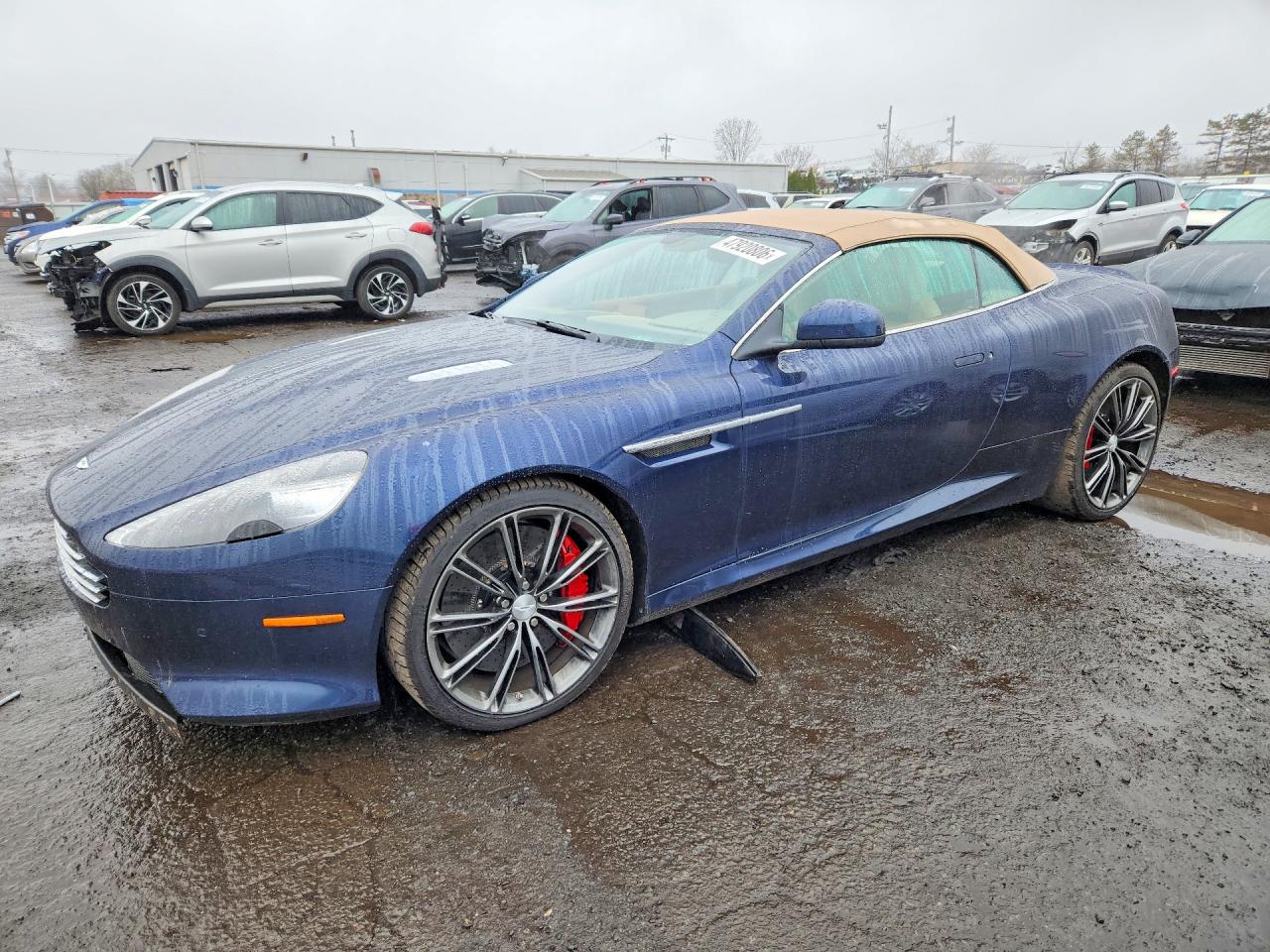 2013 Aston Martin DB9, VIN SCFFDABM1DGB14899 — Front end