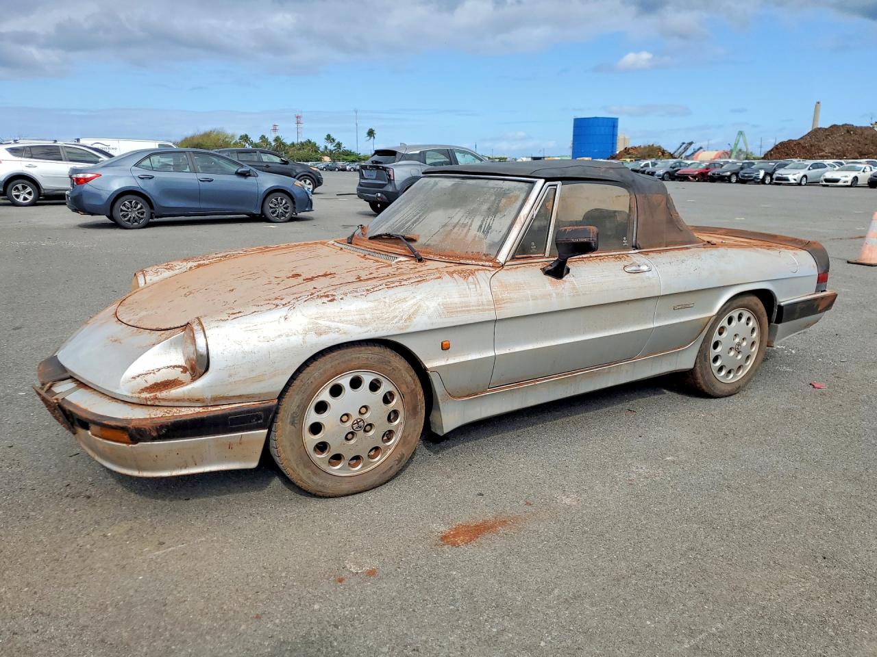 1988 Alfa Romeo Spider, VIN ZAR11538002486455 — Вода / потоп