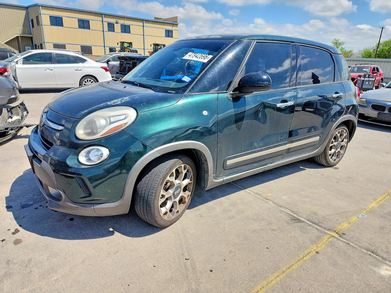 2017 FIAT 500L Trekking, VIN ZFBCFADH8HZ039740 — Rear end