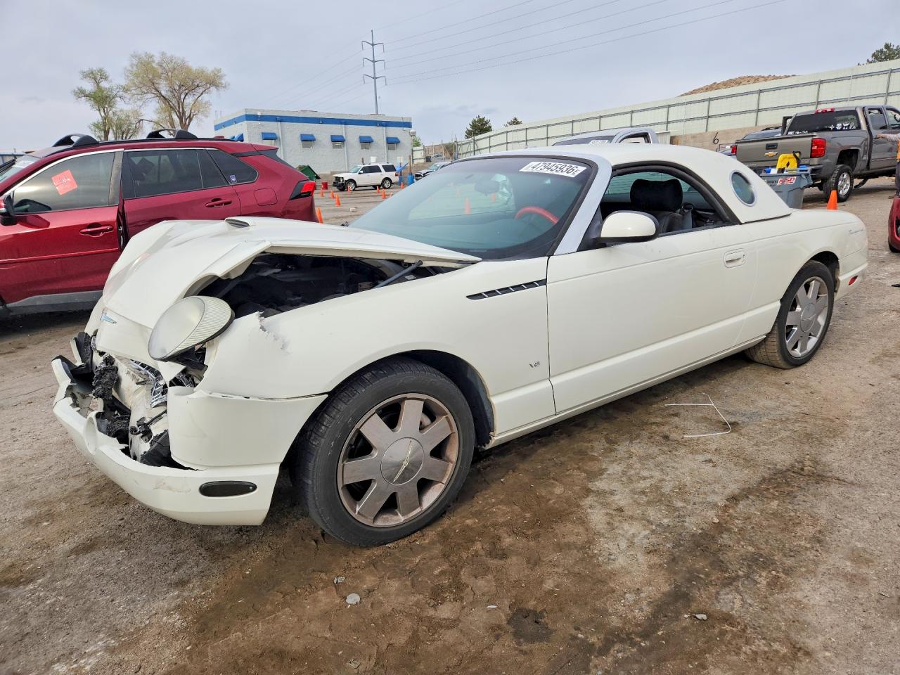 2003 Ford Thunderbird Deluxe, VIN 1FAHP60A13Y112280 — Front end