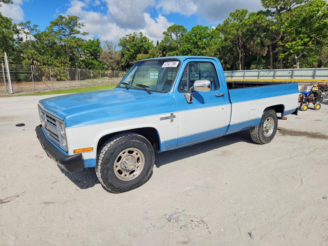 1986 Chevrolet Silverado 2500, VIN 2GCFC24H0G1103768 — Механическое