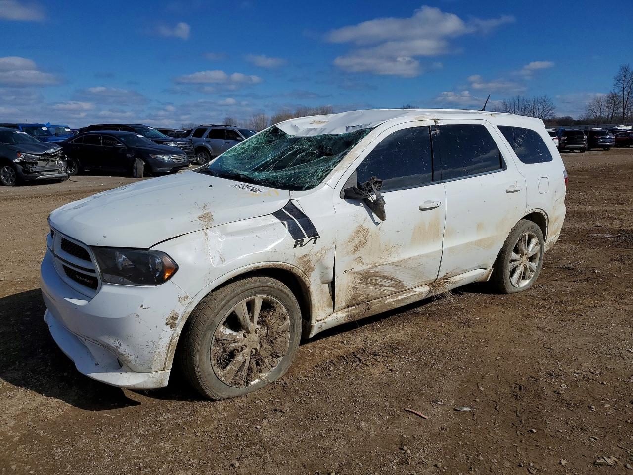 2013 Dodge Durango R/T, VIN 1C4SDJCT8DC613335 — Опрокидывание