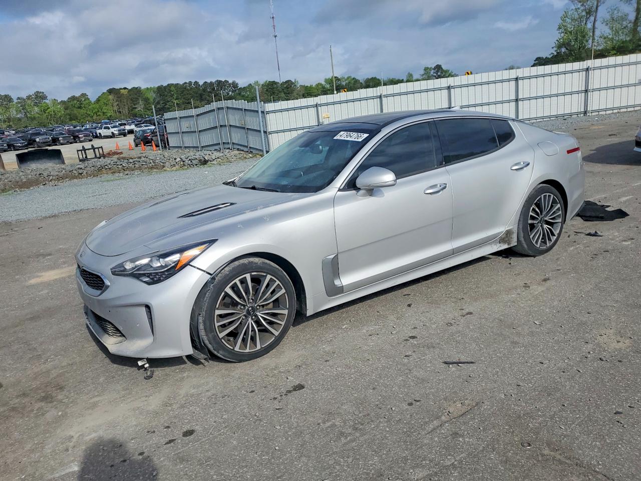 2018 Kia Stinger Premium, VIN KNAE25LA0J6015319 — Front end