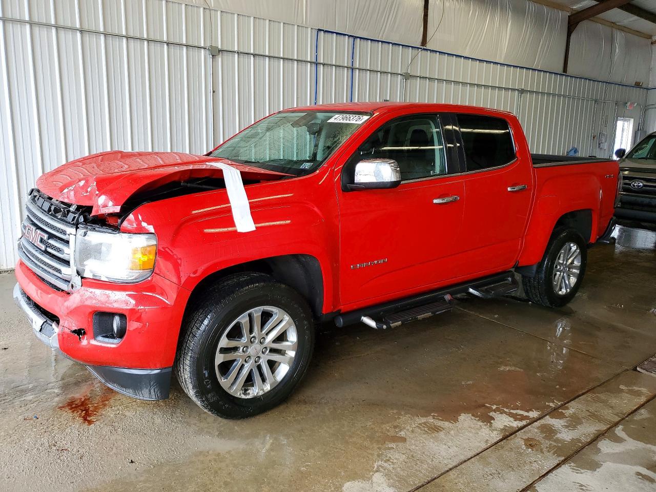 2015 GMC Canyon 4WD SLT, VIN 1GTG6CE30F1129411 — Front end