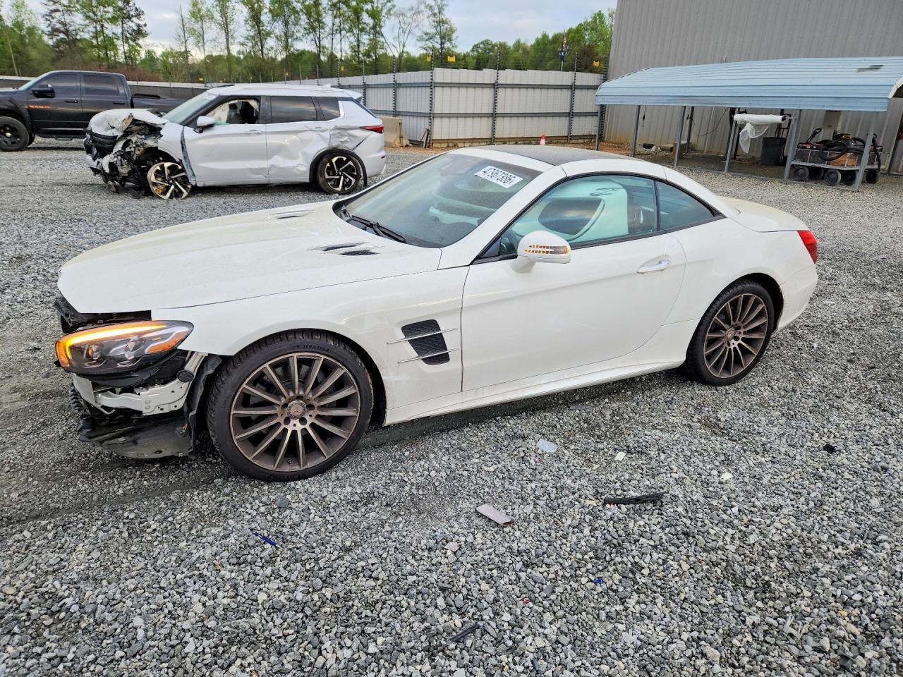 2017 Mercedes-Benz SL 450, VIN WDDJK6GA8HF046903 — Front end
