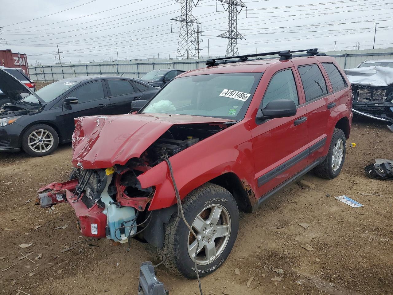 2006 Jeep Grand Cherokee Laredo, VIN 1J4GR48K66C327778 — Front end
