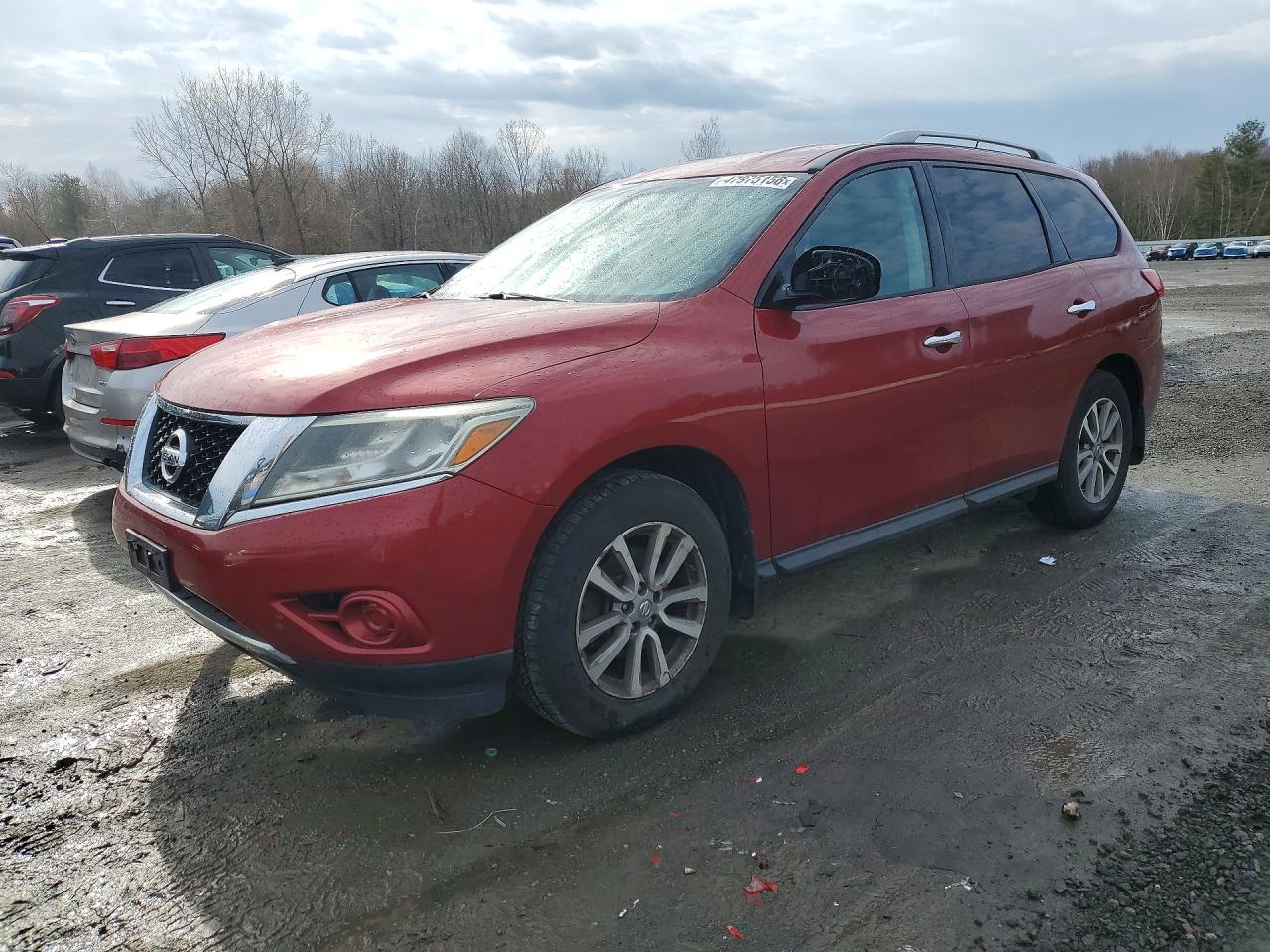 2014 Nissan Pathfinder SL, VIN 5N1AR2MMXEC713539 — Front end