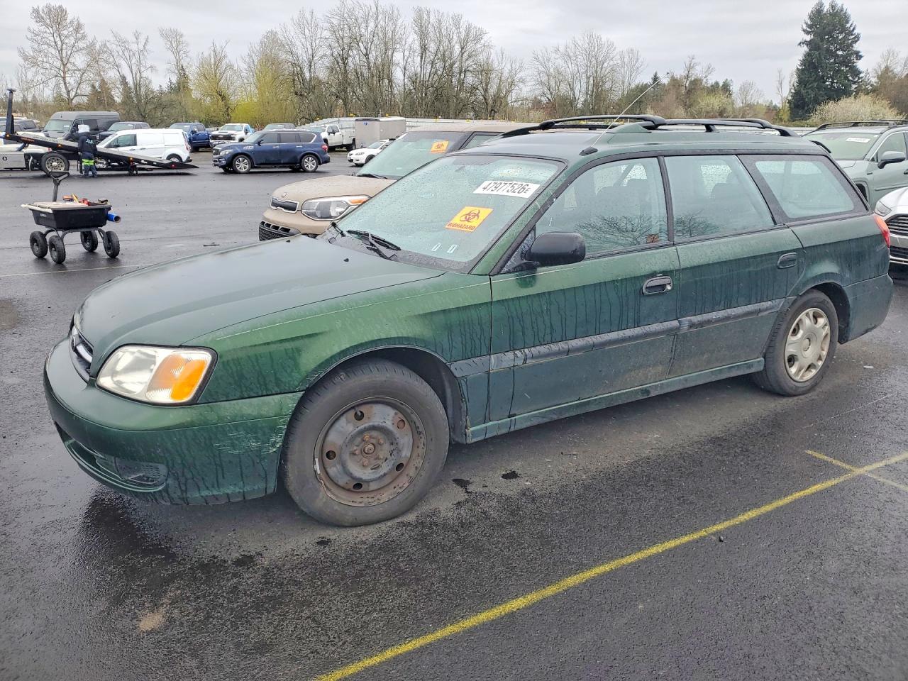 2000 Subaru Legacy L, VIN 4S3BH6350Y7301933 — Зад