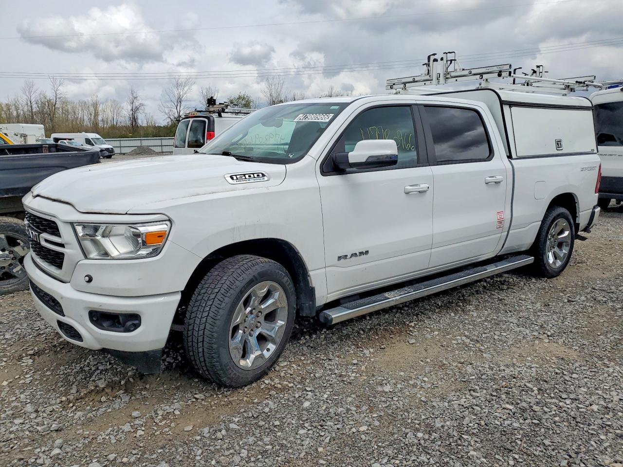 2023 Ram 1500 Lone Star, VIN 1C6SRFMT9PN560741 — Engine fire