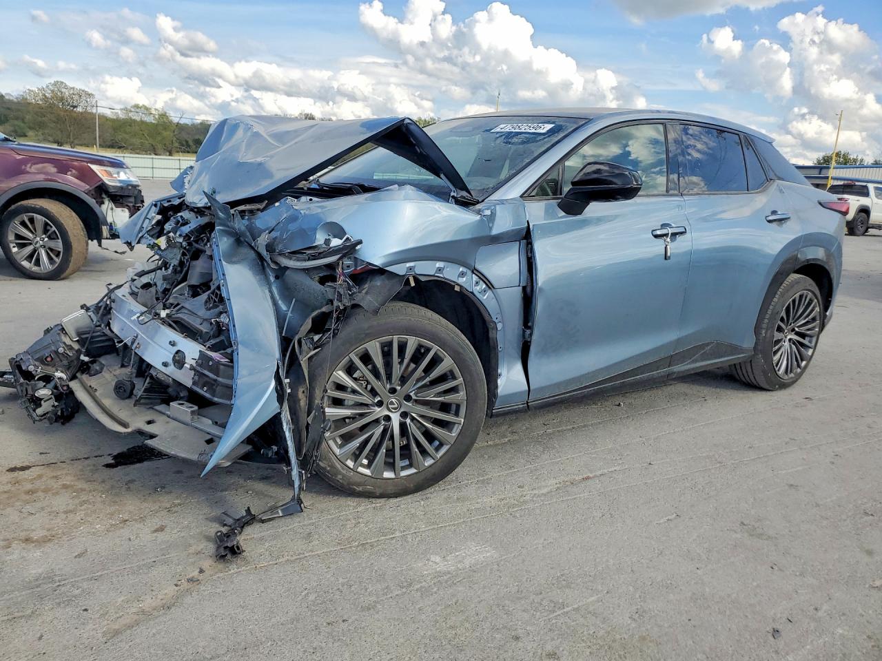 2023 Lexus RZ 450e Luxury, VIN JTJAAAAB5PA012198 — Front end