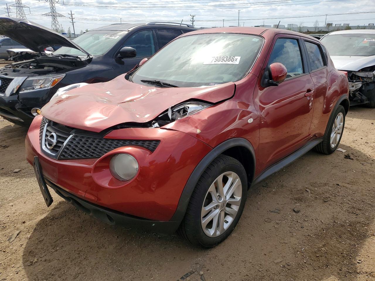 2013 Nissan Juke SV, VIN JN8AF5MV7DT227247 — Front end