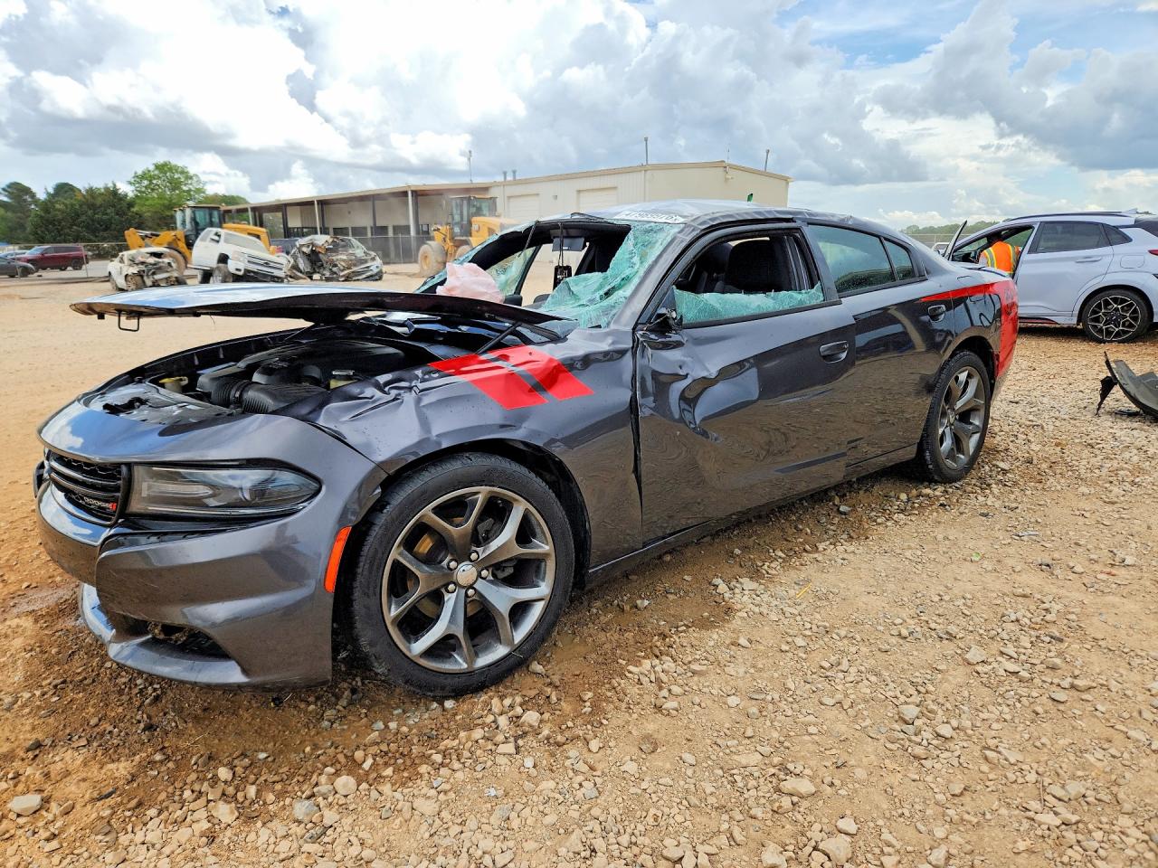 2016 Dodge Charger SXT, VIN 2C3CDXHG7GH140259 — Опрокидывание
