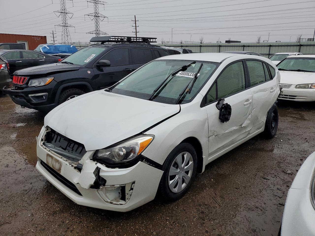 2013 Subaru Impreza 2.0i, VIN JF1GPAA65DH203191 — Rear end