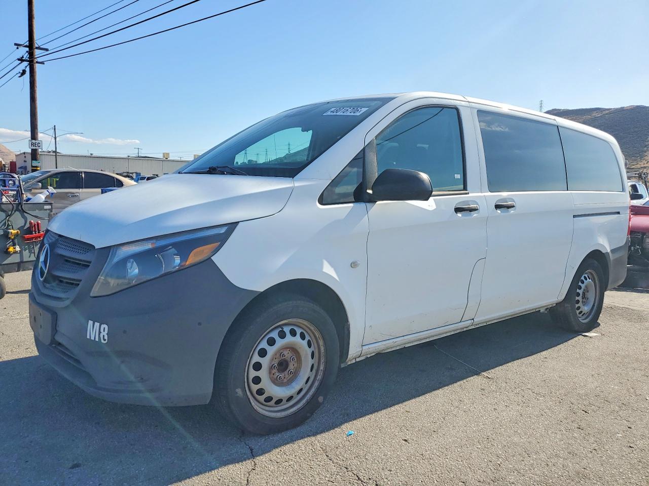 2019 Mercedes-Benz Metris Passenger, VIN WD4PG2EE7K3516678 — Rear end