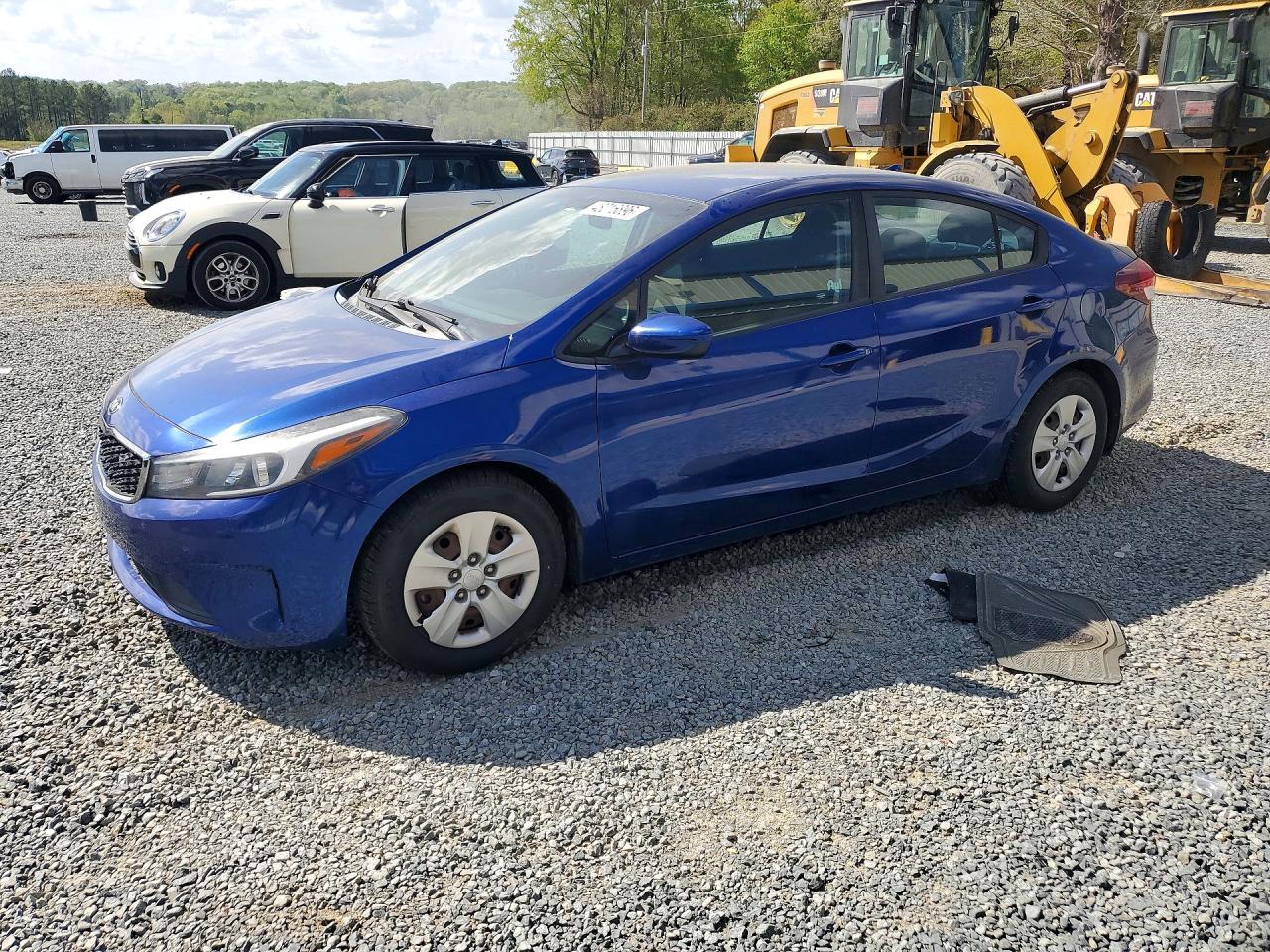 2017 Kia Forte LX, VIN 3KPFK4A73HE031608 — Prior damage history