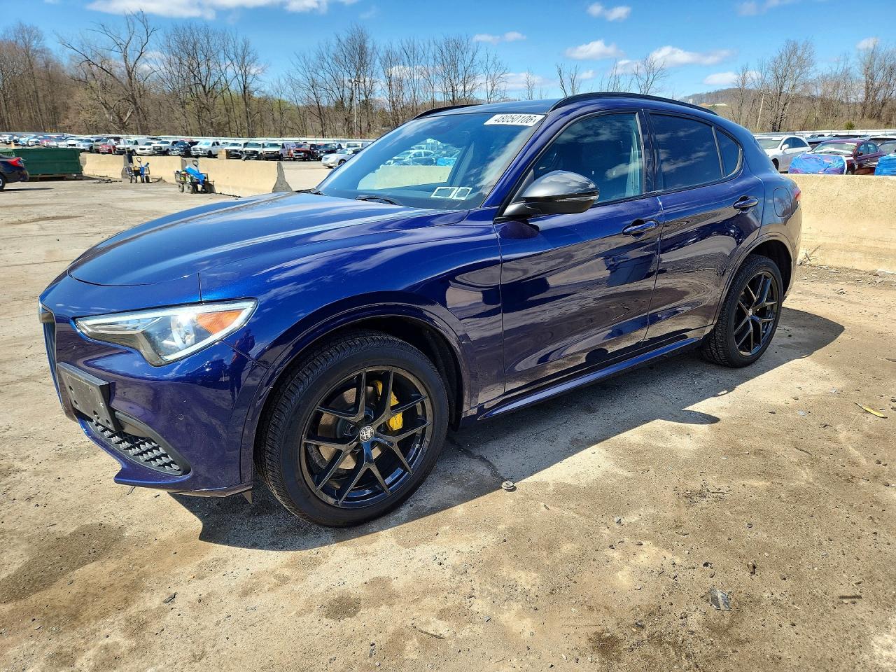2020 Alfa Romeo Stelvio Ti Sport, VIN ZASPAKBN8L7C86022 — Undercarriage