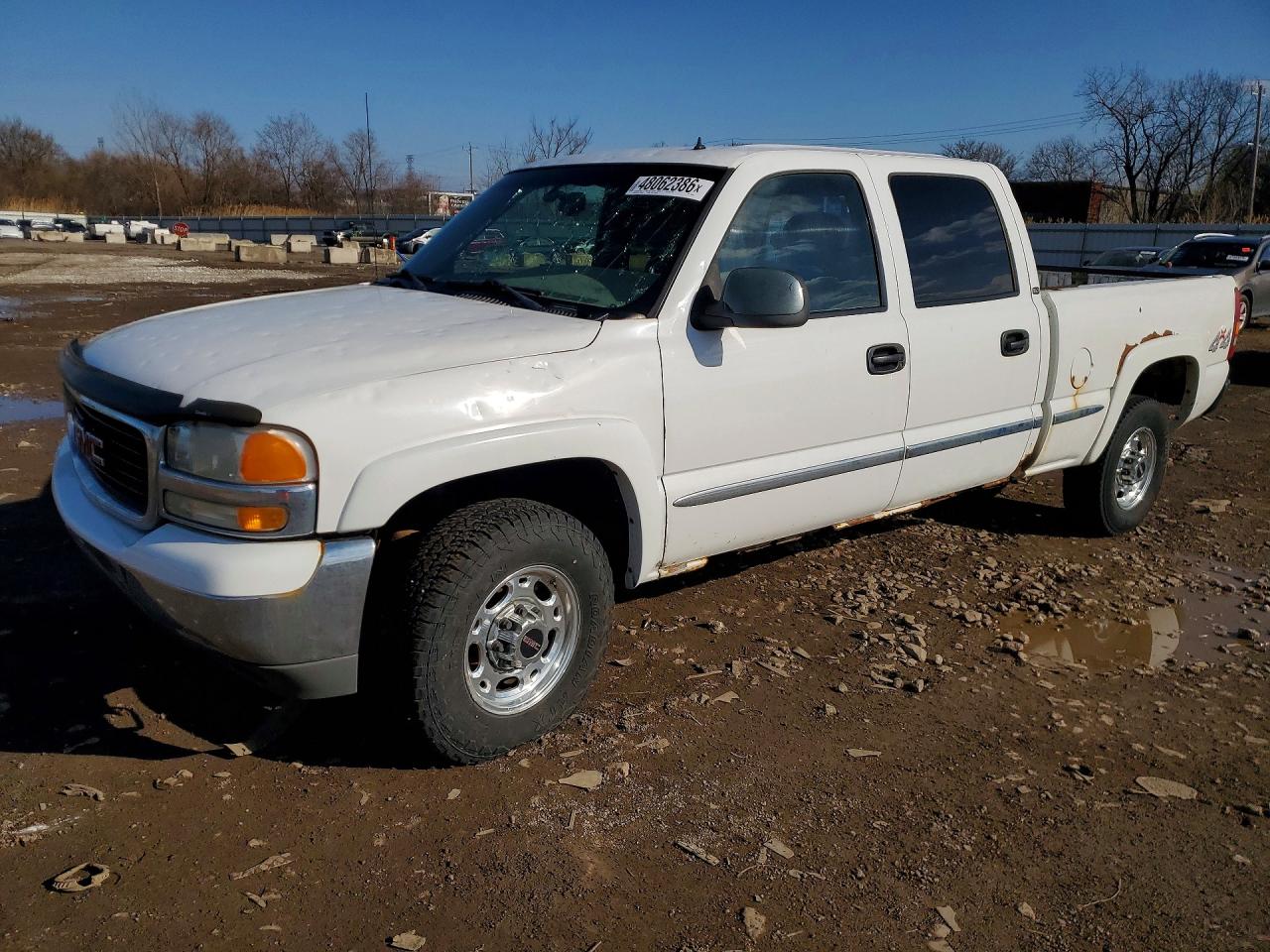 2001 GMC Sierra 1500HD SLE, VIN 1GTGK13U21F132575 — Hail