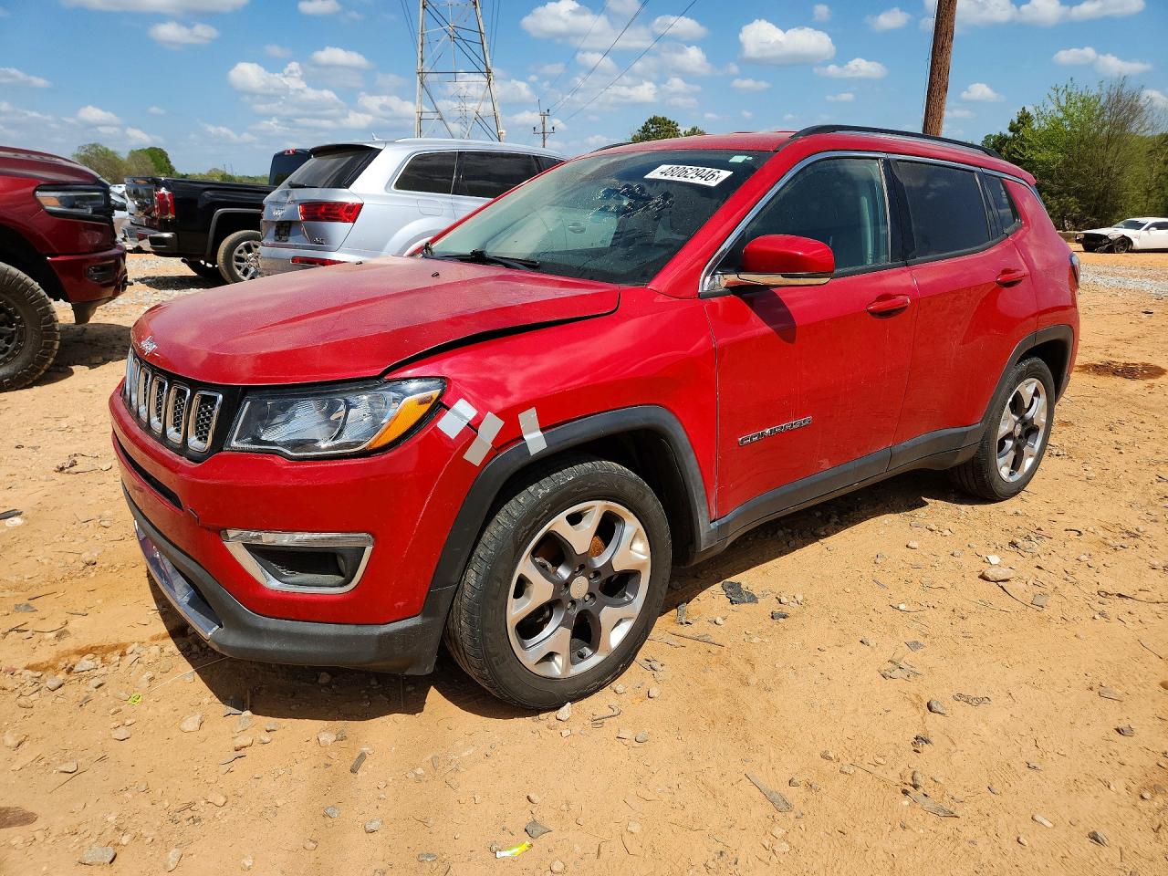 2019 Jeep Compass Limited, VIN 3C4NJCCB1KT664508 — Перед