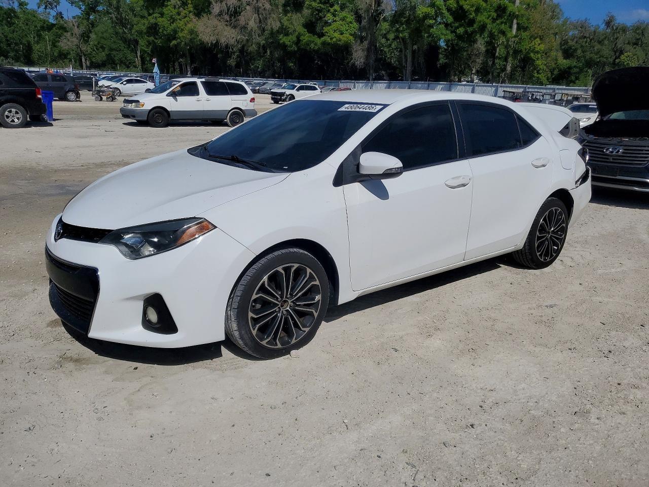 2015 Toyota Corolla LE, VIN 2T1BURHE7FC259102 — Rear end
