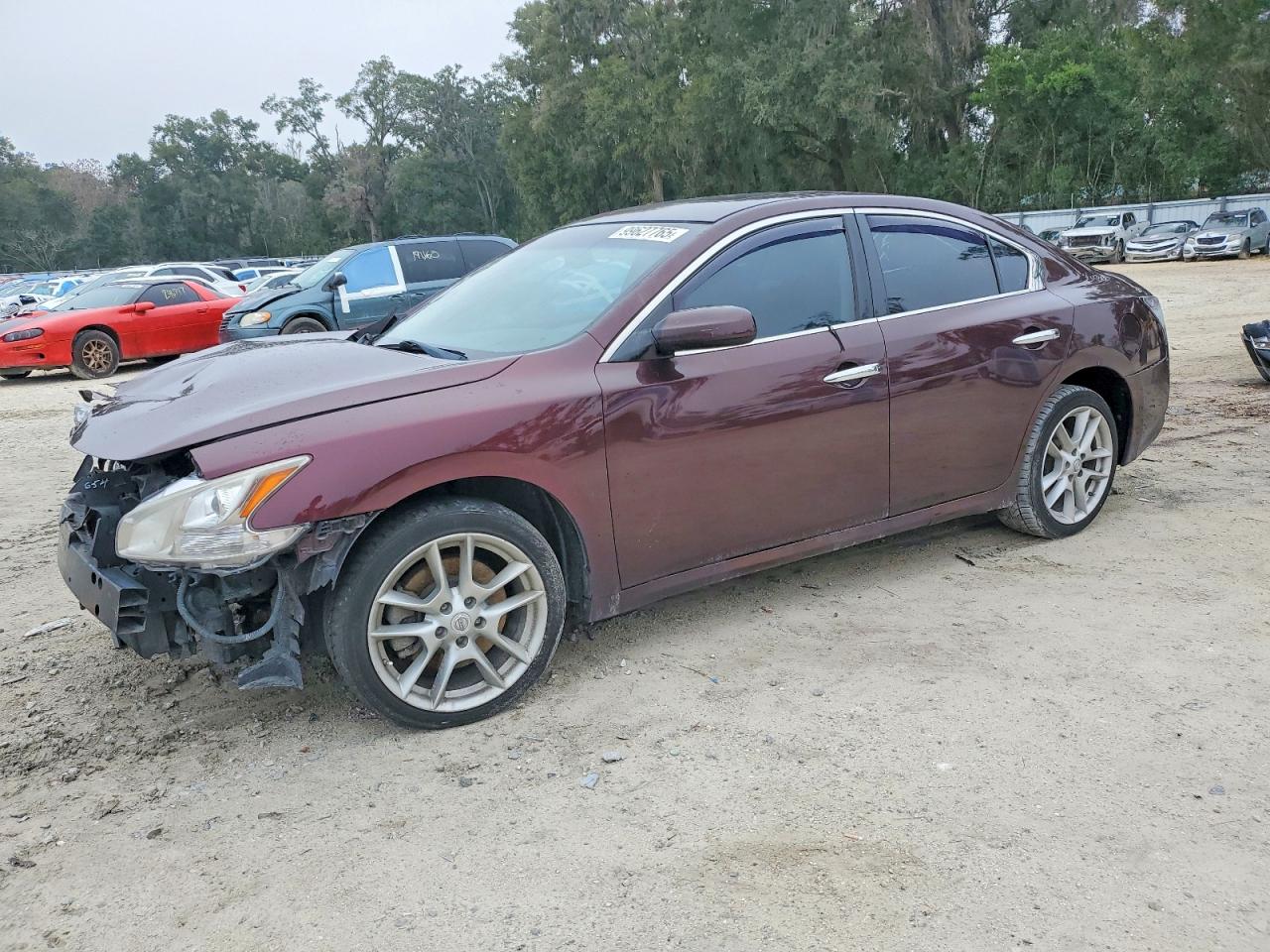 2014 Nissan Maxima SV, VIN 1N4AA5AP8EC489625 — Перед
