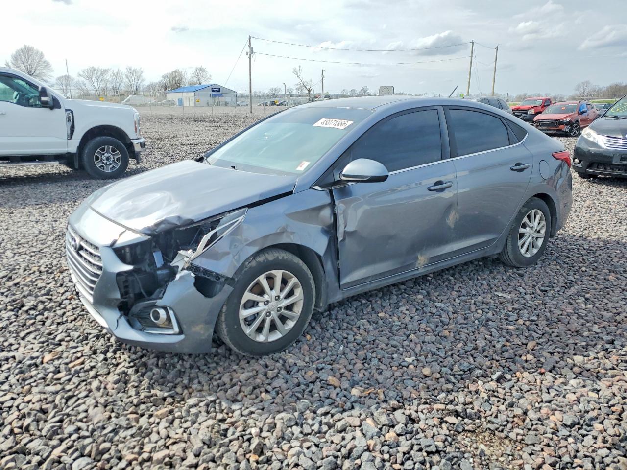 2020 Hyundai Accent SE, VIN 3KPC24A66LE126151 — Front end