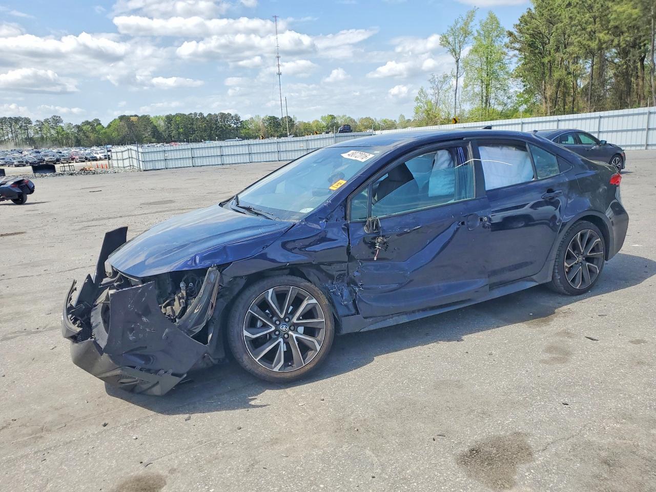 2022 Toyota Corolla SE, VIN 5YFS4MCE4NP116262 — Side