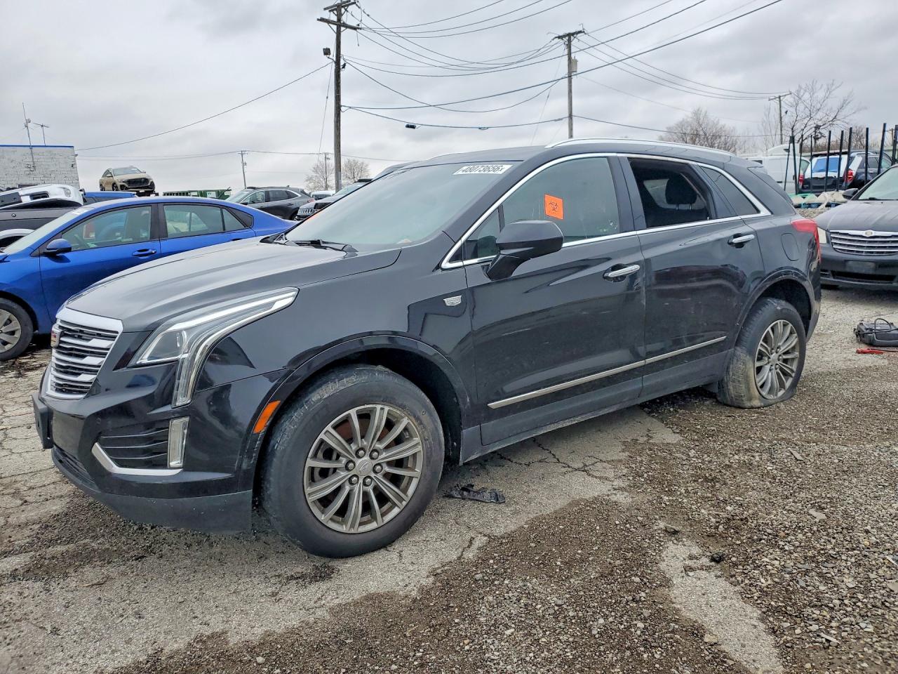 2018 Cadillac XT5 Luxury FWD, VIN 1GYKNCRS4JZ163936 — Interior fire