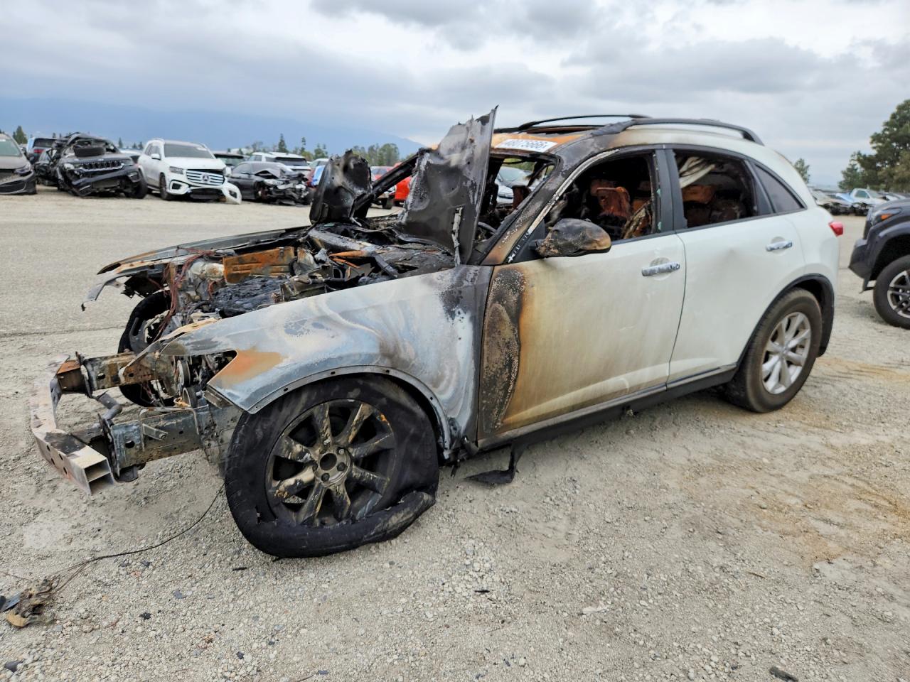 2006 Infiniti FX, VIN JNRAS08U96X106386 — Burn