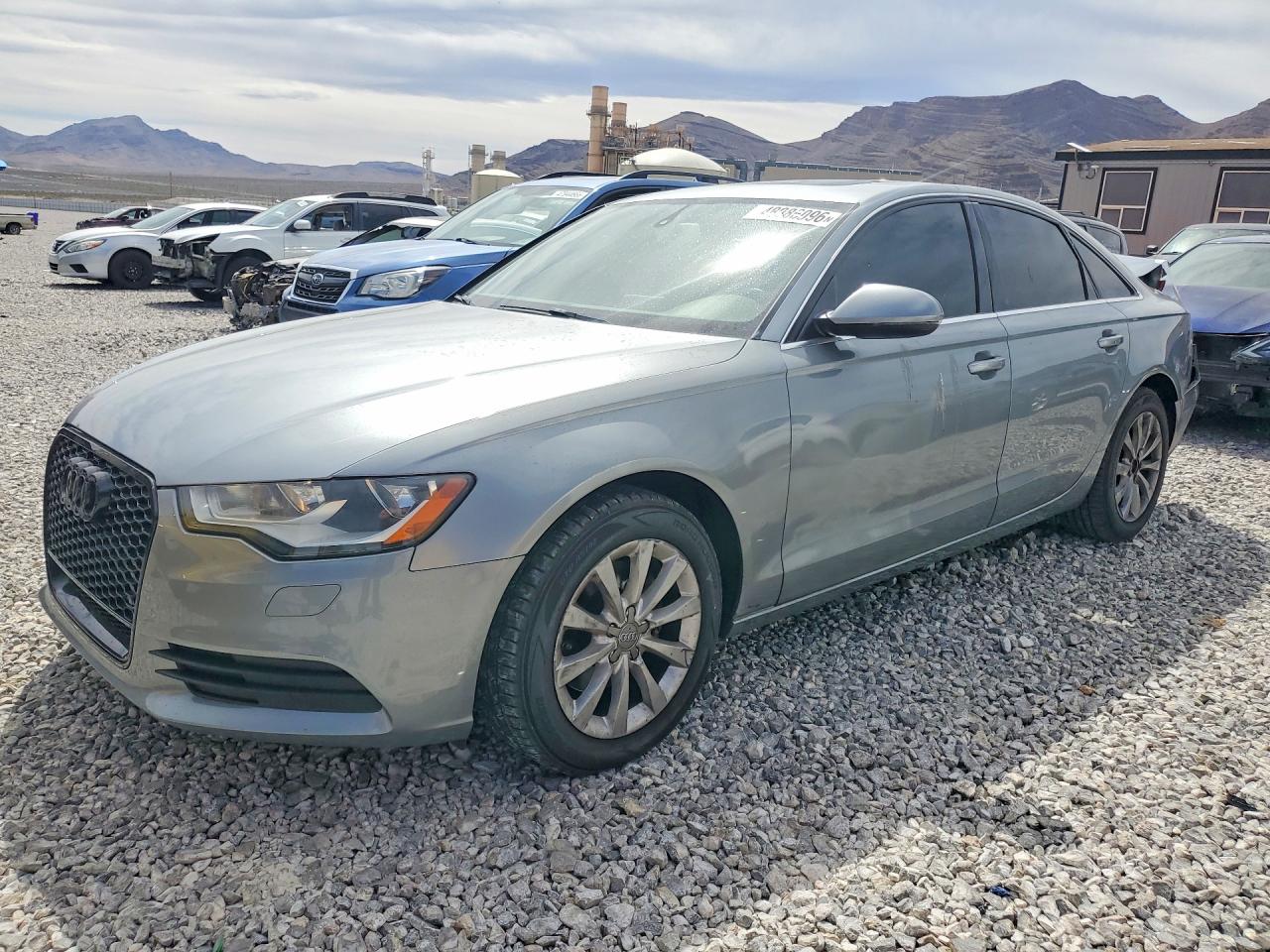2012 Audi A6 Premium, VIN WAUCFAFC2CN174871 — Rear end